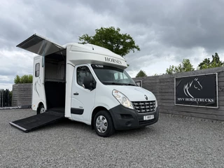 Renault Master | HORSETRUCK | PARAGAN | PRO SAFETY 3 | 2011 | 125PK | 151.099KM | 1020KG LADEN | 3-SEAT | L2 | NO VAT | BELGISCH KENTEKEN
