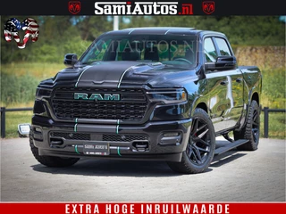 Dodge Ram 1500 Limited H.O 540HP 706Nm | Massage + Full Option | De Meest Luxe en Volle Pick-Up in zijn Klasse | Comfortabele Dubbele Cabine met Royale 5 Zitplaatsen | BPM vrij | Nu Leverbaar uit Voorraad | Voorraad Nr 2332 - 5179