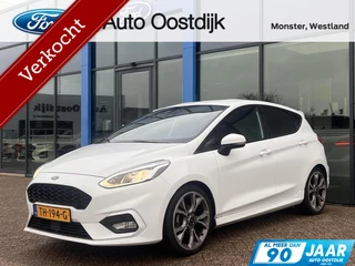 Ford Fiesta 1.0 EcoBoost ST-Line 100PK Winterpack Cruise Navi Keyless 18'' Velgen Parkeersensoren Achter Privacy Glass *Dealer Onderhouden*