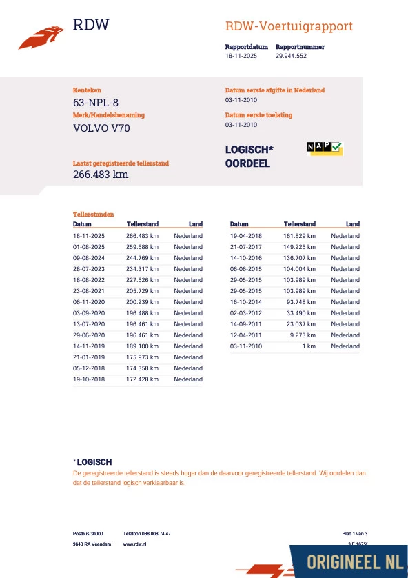 Hoofdafbeelding Volvo V70