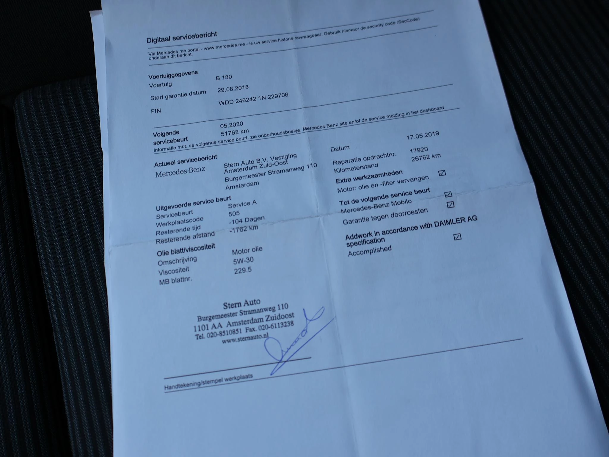 Hoofdafbeelding Mercedes-Benz B-Klasse