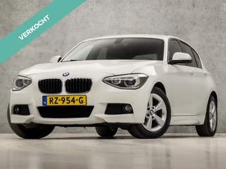 BMW 1 Serie 116i M Sport (4 CILINDER, CLIMATE, XENON, CRUISE, ALCANTARA SPORTSTOELEN, STOELVERWARMING, ZWART HEMEL, LED, ELEK PAKKET, GETINT GLAS, LM VELGEN, NIEUWSTAAT)