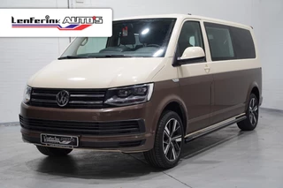 Volkswagen Transporter 2.0 TDI 150 pk Dubbel Cabine Two Tone Bruin Airco ECC, Camera, 18" LMV, LED Koplampen, Sidebars, 6-Zits