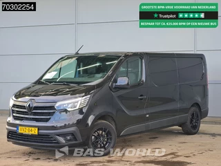 Renault Trafic 130pk Black Edition L2H1 Trekhaak LED Airco Cruise Navi Camera Parkeersensoren APK 06-2026 Euro6 L2 Airco Trekhaak Cruise control