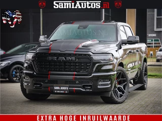 Dodge Ram 1500 Limited Night High Output 540HP 706Nm | Massage + Full Option | De Meest Luxe en Volle Pick-Up in zijn Klasse | Comfortabele Dubbele Cabine met Royale 5 Zitplaatsen | BPM vrij | Nu Leverbaar uit Voorraad | Voorraad Nr 2324 - 5142