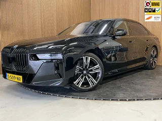 Hoofdafbeelding BMW i7 BMW I7 XDrive60 106 kWh|M-SPORT|96% SOH|BLACK EDITION|FULL OPTION|PANORAMA|STOEL+STUURVERW|360+3D+V+A CAMERA|NAP|NL-AUTO|INCL.BTW|