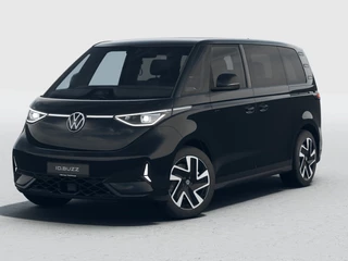Hoofdafbeelding Volkswagen ID. Buzz Volkswagen Bedrijfswagens ID. Buzz GTX Elektromotor 86 kWh, 340 pk · 7-zits Pakket · Assistance Pakket Plus · Trekhaak, elektrisch uitklapbaar, mechanisch inklapbaar ·