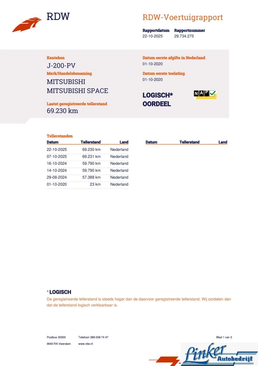 Hoofdafbeelding Mitsubishi Space Star