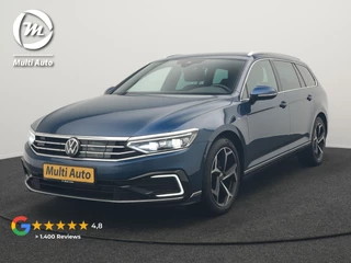 Volkswagen Passat Variant GTE Business Plug In Hybrid 218pk Dealer O.H PHEV | Trekhaak af Fabriek | Adaptive Cruise | Alcantara Sportstoelen Massage | Camera | Virtual | 18"L.M | Keyless | Matrix LED | Apple Carplay |