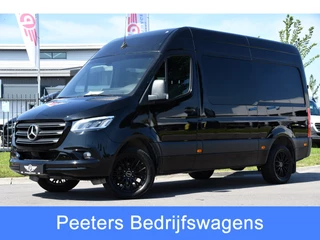 Mercedes-Benz Sprinter 316 2.2 CDI L2H2 DC Black Edition Camera, Cruise, Carplay, LED, Leder, NAVI, 164pk, Automaat, Sensoren,  Trekhaak, Uniek! Dubbel Cabine