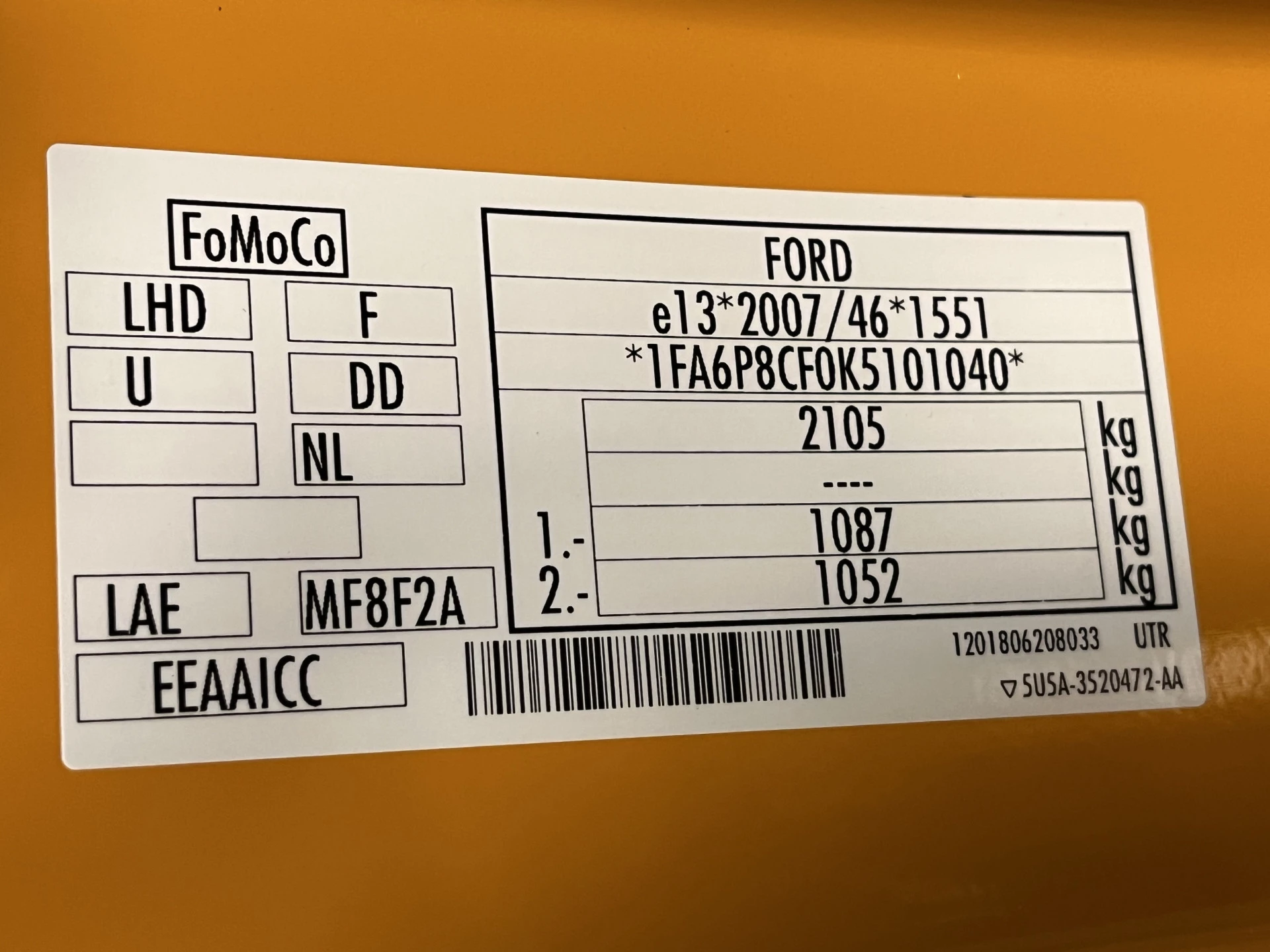 Hoofdafbeelding Ford Mustang