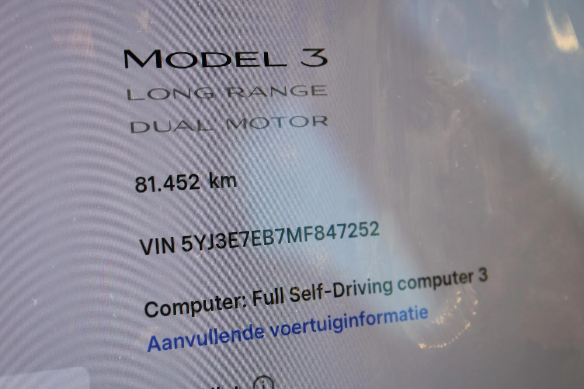 Hoofdafbeelding Tesla Model 3