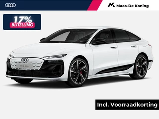 Audi A6 e-tron Sportback S edition 286 PK · Privacy glas · Remzadels rood · Sportstoel leder zwart
