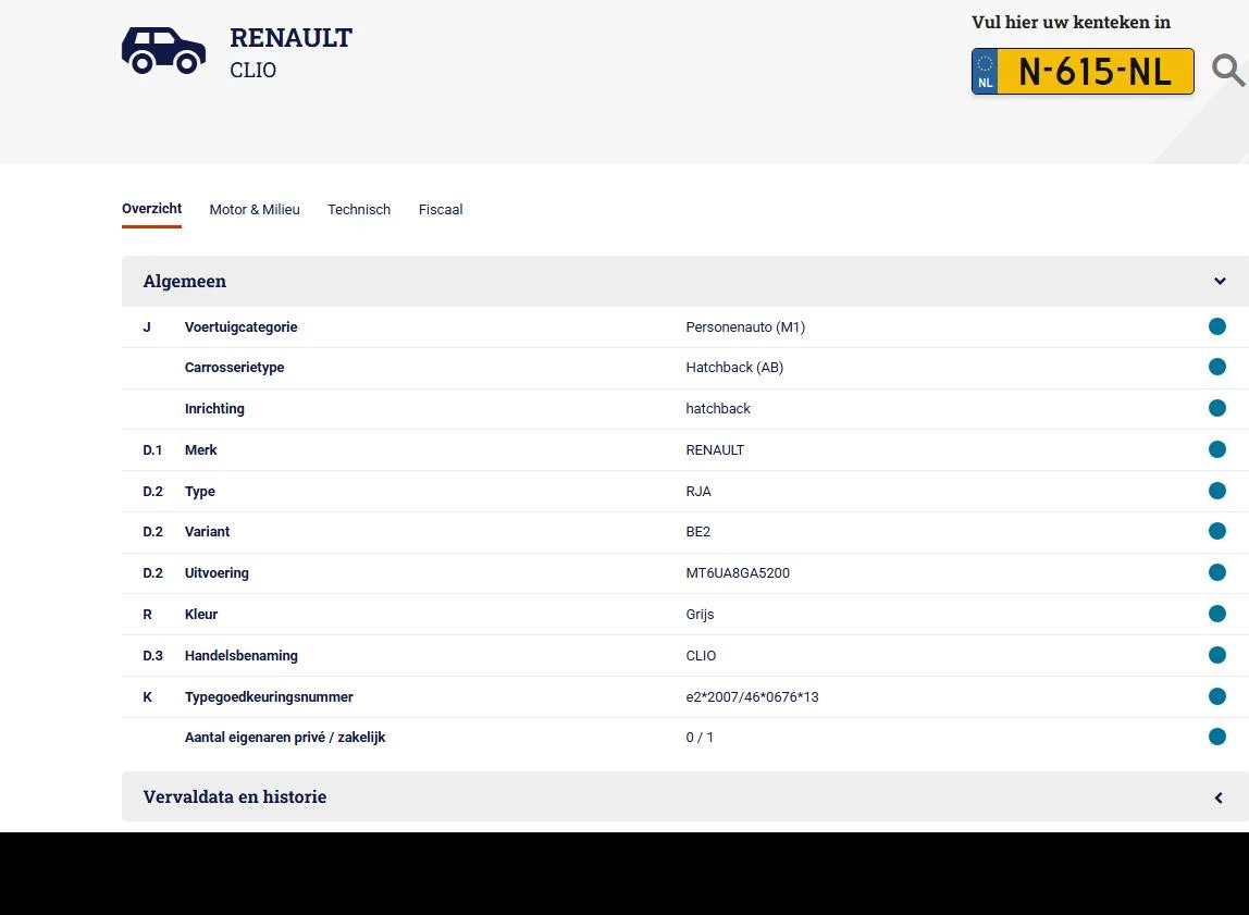 Hoofdafbeelding Renault Clio