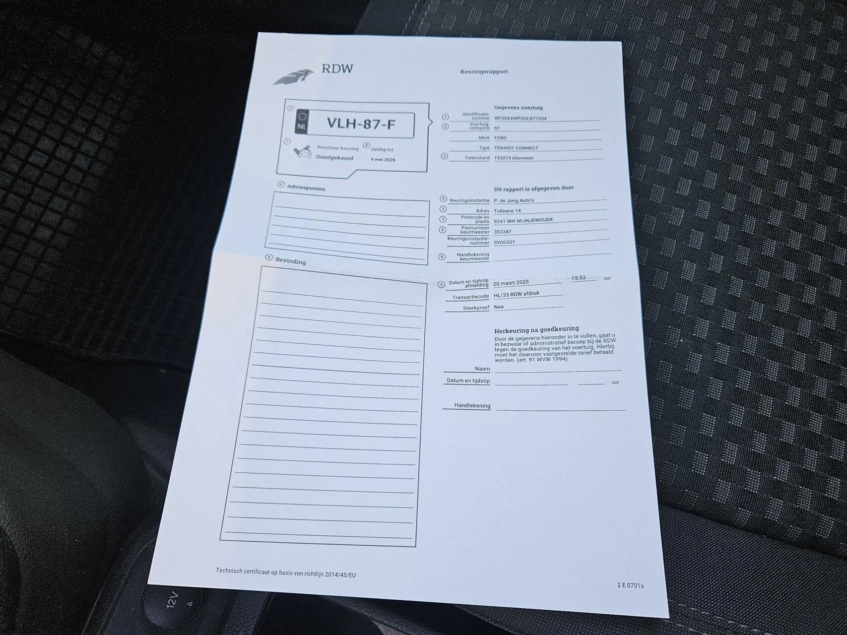 Hoofdafbeelding Ford Transit Connect
