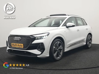 Audi Q4 e-tron 45 Quattro S edition 77 kWh 265pk Dealer O.H. | Panodak  | 20"L.M. | Sportstoelen Verwarmd | Navigatie | Virtual Cockpit | Standkachel | DAB |