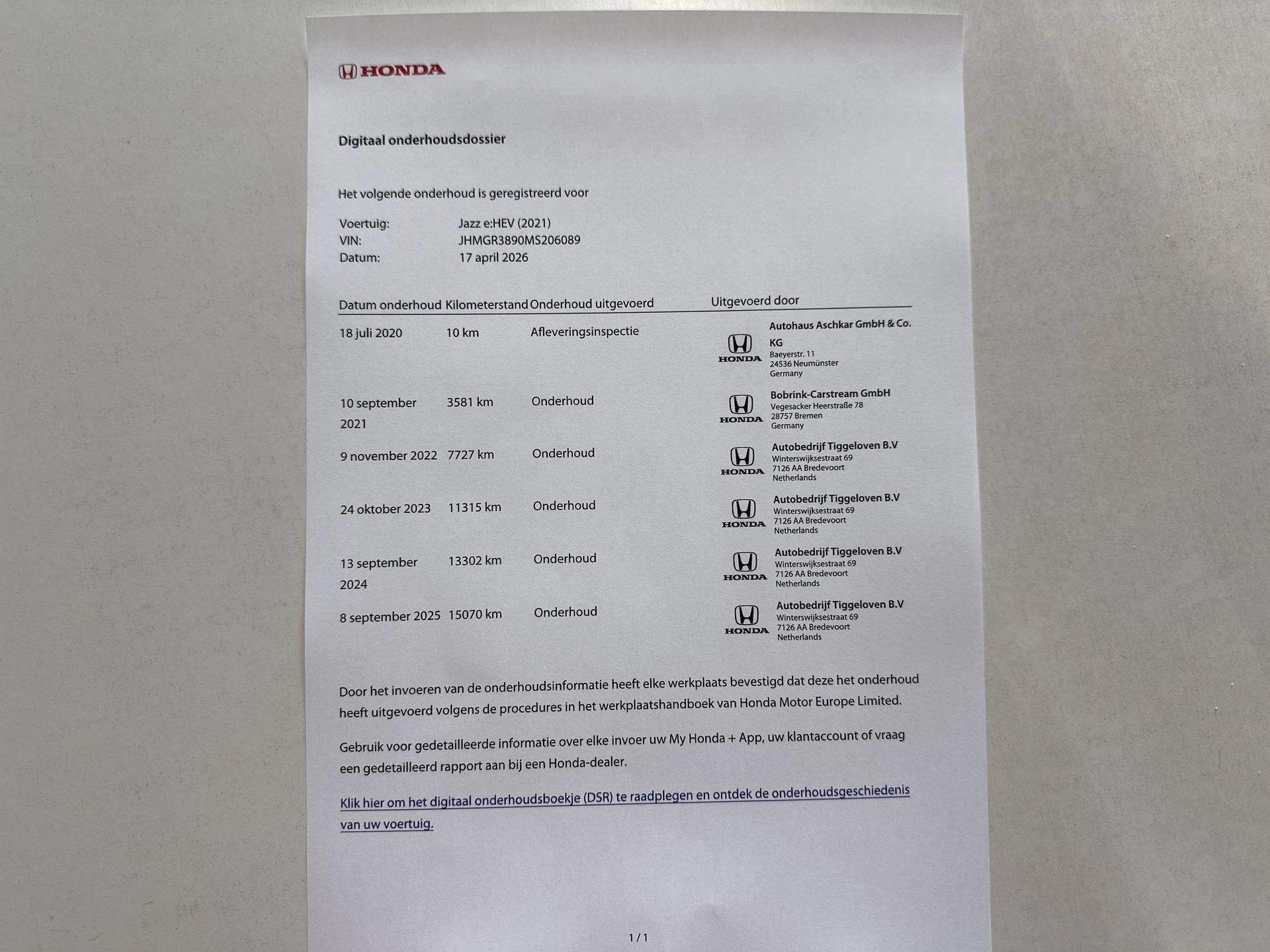 Hoofdafbeelding Honda Jazz