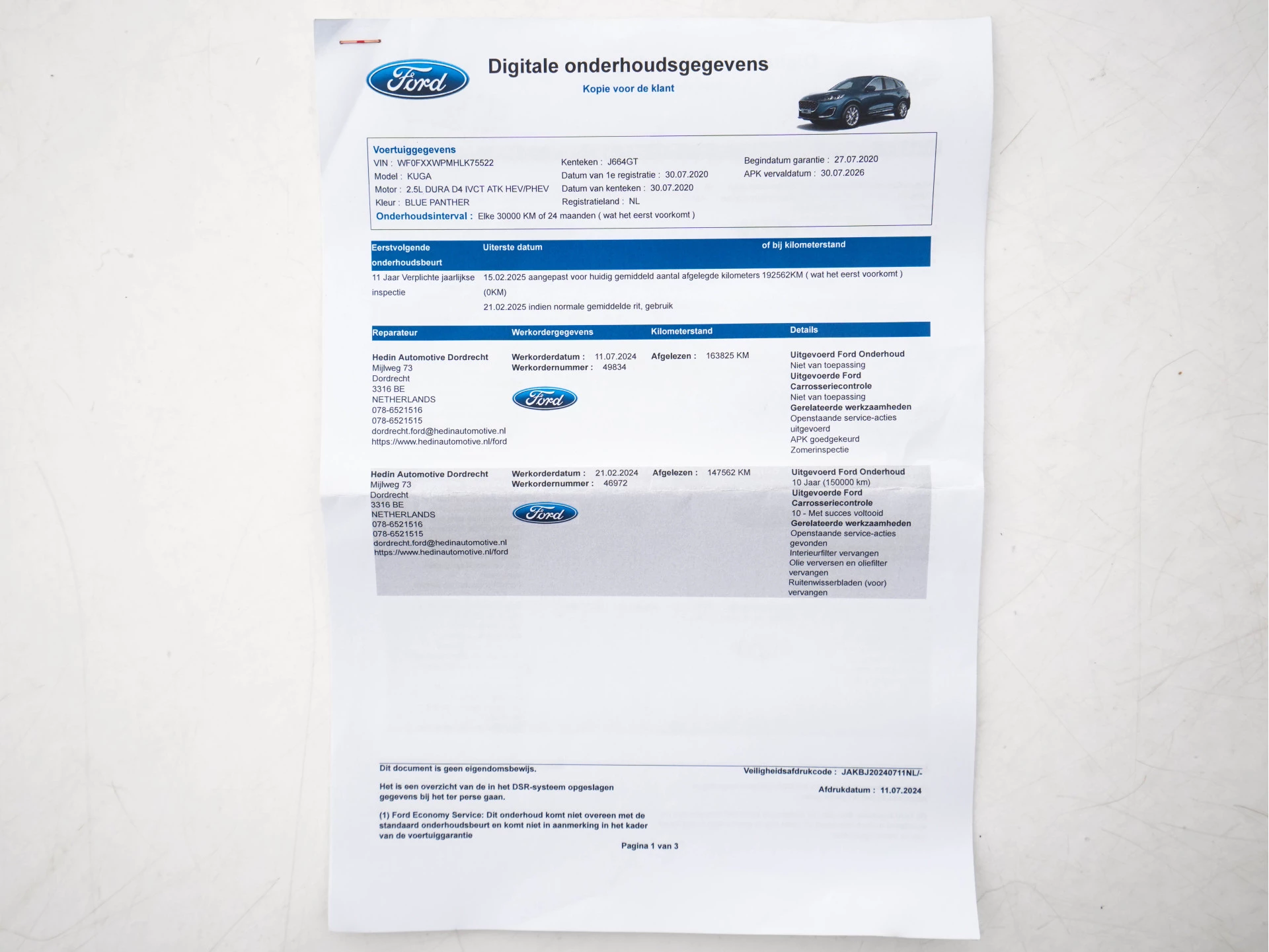 Hoofdafbeelding Ford Kuga
