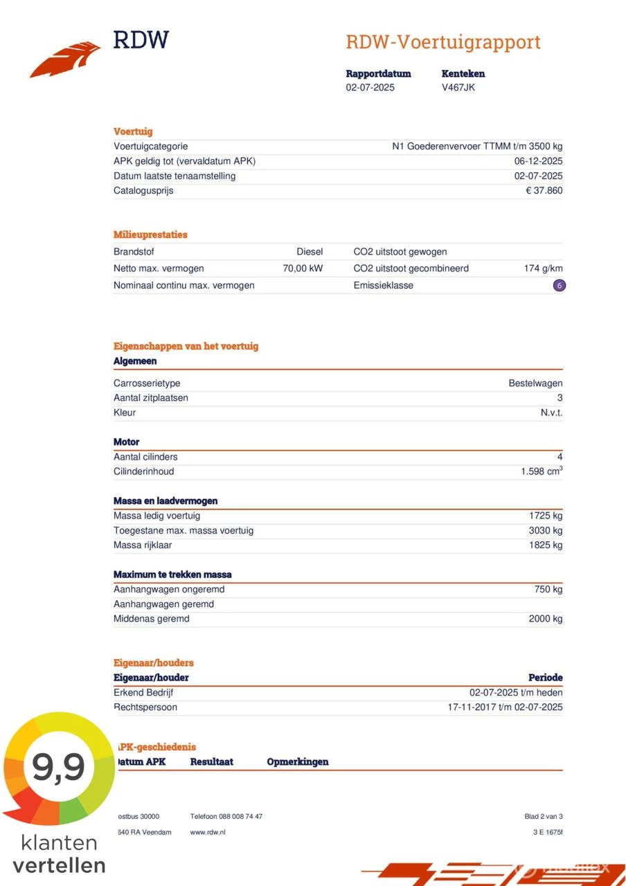 Hoofdafbeelding Renault Trafic