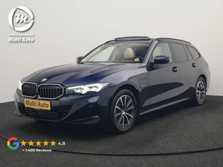 BMW 3 Serie Touring 320e xDrive PHEV 204pk Dealer O.H. | Trekhaak Af Fabriek | Panodak | Adaptive Cruise | Camera | Lederen Sportstoelen Memory & Verwarmd | Widescreen Navi | Blis | Apple Carplay | DAB | Iconic Glow Grille | Plug In Hybrid |