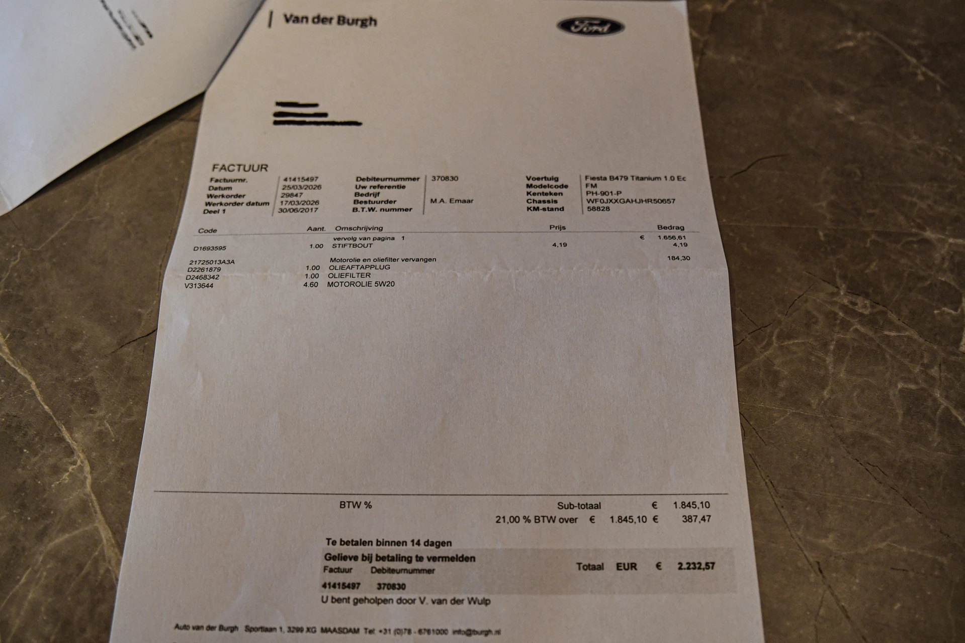 Hoofdafbeelding Ford Fiesta