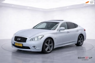 Hoofdafbeelding Infiniti M Infiniti M 35h GT Premium CLIMA|ADAPT.CRUISE|SCH.DAK|VOL OPT|