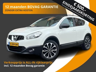 Nissan QASHQAI 1.6 AUTOMAAT 360EDITION PANODAK/TREKHAAK/HALF LEER/NL-AUTO/128.000KM!