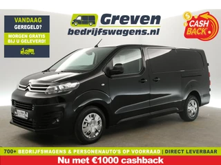 Citroën Jumpy 2.0 BlueHDI L3H1 | DC | 6-Zits | 360Camera | 2xSchuifdeur | Airco | Cruise | Carplay | Navigatie | PDC