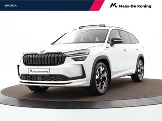 Skoda Kodiaq 1.5 TSI 204PK PHEV Sportline Business · Panoramadak · Camera · Elek. Trekhaak · Canton Audio · Elek.Bestuurdersstoel · Apple/Android Car Play · Keyless · 19'' Inch · Garantie t/m 19-03-2028 of 100.000km