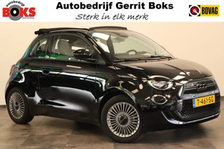 Hoofdafbeelding Fiat 500e Fiat 500e Cabrio Navigatie CruiseControl 16'lmv NAP! 24 maanden garantie mogelijk (*vraag naar de voorwaarden)