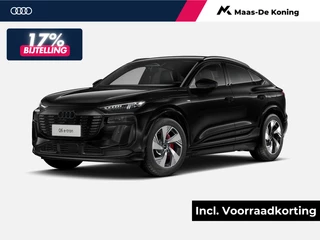 Audi Q6 Sportback e-tron S edition 252 PK · Exterieurpakket zwart · Rood gespoten remzadels · Warmtewerend glas donker tint