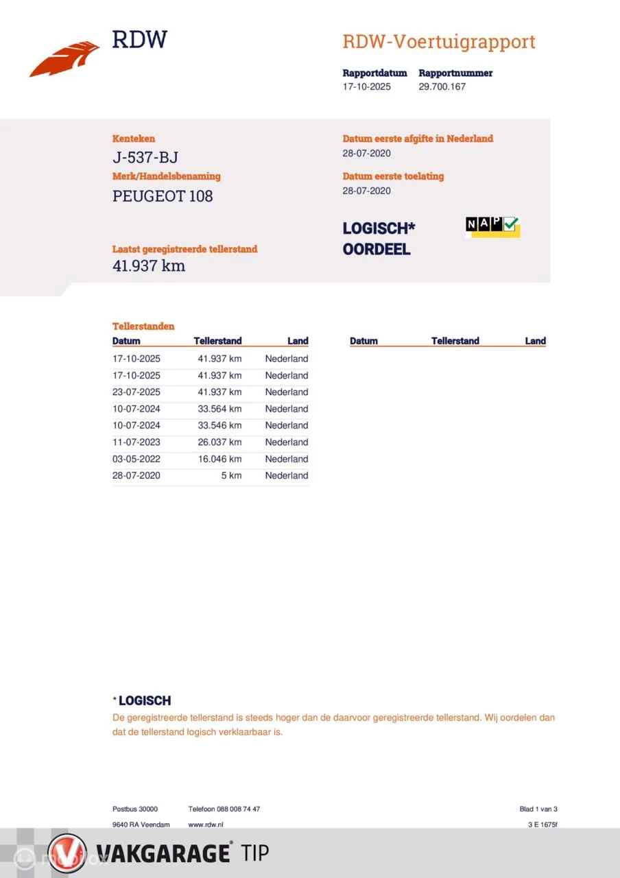 Hoofdafbeelding Peugeot 108