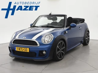 Hoofdafbeelding MINI Cooper Cabrio Mini Mini Cabrio 1.6 COOPER 122 PK 6-BAK JOHN COOPER WORKS PAKKET + STOELVERWARMING | 18 INCH | NAVIGATIE | CRUISE CONTROL