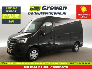 Renault Master T33 2.3 dCi 150PK L2H2 | Airco | Camera | Cruise | Trekhaak | 2xSchuifdeur | PDC | 3 Persoons