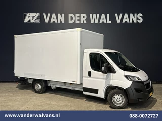 Peugeot Boxer 2.2 BlueHDi 141pk Bakwagen 436cm Lang Laadklep Euro6 Airco | Cruisecontrol | 1055kg laadvermogen Bijrijdersbank