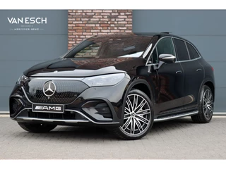 Hoofdafbeelding Mercedes-Benz EQE Mercedes-Benz EQE SUV 350 4MATIC AMG Line 91 kWh | Distronic+ | Panoramadak | Memory | Burmester | Digital Light | Trekhaak | Surround Camera | 22kW | Warmtepomp | Keyless Go |