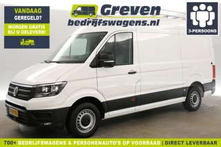 Volkswagen Crafter 30 2.0 TDI L3H3 140PK Airco Camera Cruise Carplay Imperiaal Ladder 3 Persoons Leder Trekhaak