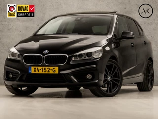 BMW 2 Serie Active Tourer 218i Black Edition Sport Automaat (PANORAMADAK, NAVIGATIE, TREKHAAK, SPORTSTOELEN, STOELVERWARMING, LED KOPLAMPEN, CRUISE, NIEUWE APK, NIEUWSTAAT)