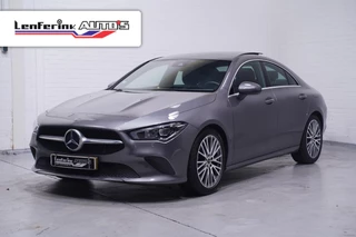 Mercedes-Benz CLA-klasse 180 d Business Solution Luxury lederen-bekleding pano digi-cockpit led voor en achter lane-assist snoerloos telefoon laden sportstoelen verwarmd voor PDC v+a DAB Clima camera-achter