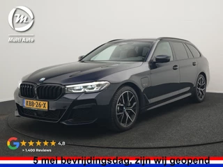 BMW 5 Serie Touring 530e M Sport PHEV 293pk Dealer O.H | Trekhaak af fabriek | Adaptive Cruise | 19"L.M | Lederen Sportstoelen Verwarmd | Camera & Parkassist | Apple Carplay | Sfeerverlichting | Plug in Hybrid