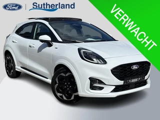 Ford Puma 1.0 EcoBoost Hybrid ST-Line X 155pk Automaat | Panoramadak | Afneembare trekhaak | Winter Pack | Adaptive cruise control | 360 graden camera | Bang&Olufsen | Elektrsiche achterklep | Matrix LED