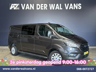 Ford Transit Custom 2.0 TDCI 170pk L2H1 Dubbele Cabine Euro6 Airco | 6-Zits | 2x zijdeur | Apple Carplay | LED | LM Velgen | Cruisecontrol Android Auto, Stoelverwarming, Verwarmde voorruit, Parkeersensoren, Sidebars