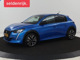Hoofdafbeelding Peugeot e-208 Peugeot e-208 EV GT Pack 50 kWh | Adaptive cruise | Carplay |  Camera | Half leder | Keyless | Sportstoelen | Navigatie | Full LED