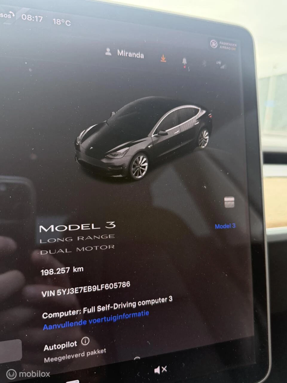 Hoofdafbeelding Tesla Model 3