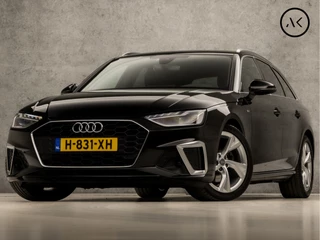 Audi A4 Avant 35 TFSI S-Line Sport 150Pk Automaat (2X S-LINE, APPLE CARPLAY, GROOT NAVI, STOELVERWARMING, LEDER, SPORTSTOELEN, PLAT S-LINE SPORTSTUUR, GETINT GLAS, FLIPPERS, ELEK ACHTERKLEP, NIEUWSTAAT)