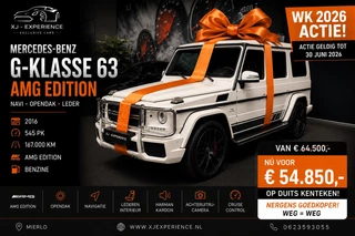 Mercedes-Benz G-klasse 63 AMG Edition Navi Opendak Leder