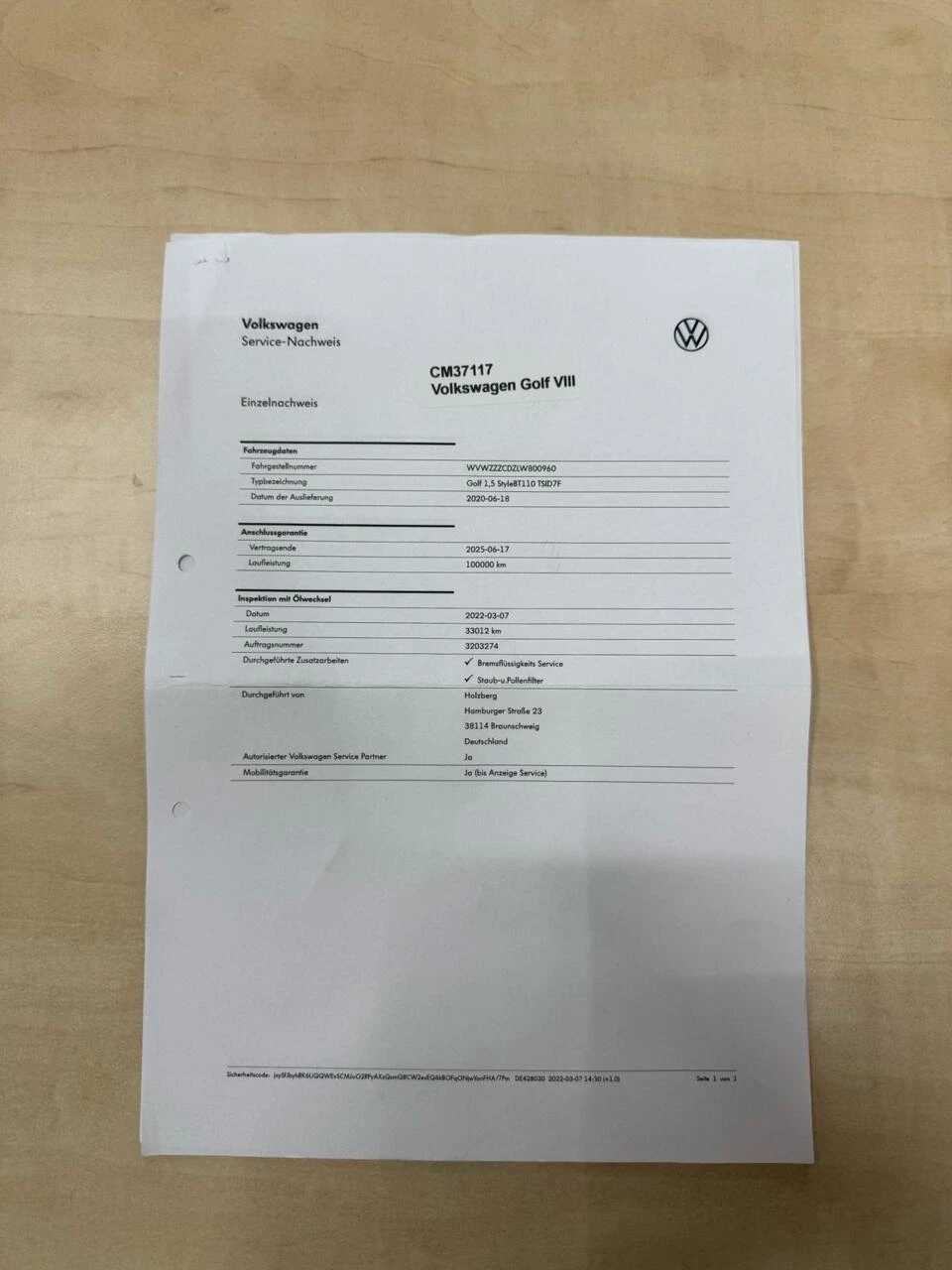 Hoofdafbeelding Volkswagen Golf