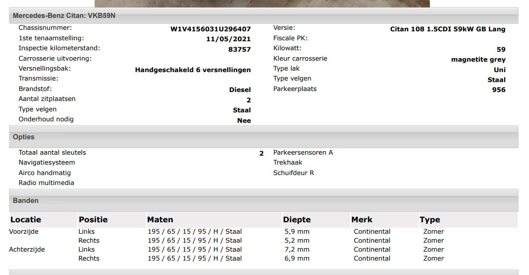 Hoofdafbeelding Mercedes-Benz Citan