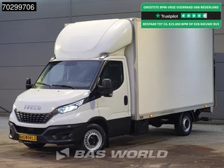 Iveco Daily 35S16 Laadklep Automaat Zijdeur Bakwagen 160PK LED Navi Airco Cruise Camera Standkachel Euro6 Meubelbak Koffer Airco