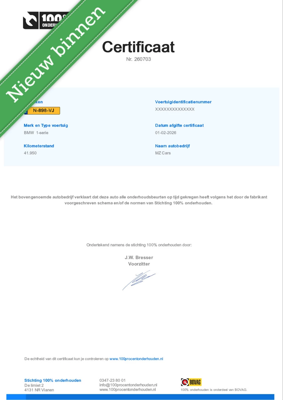 Hoofdafbeelding BMW 1 Serie